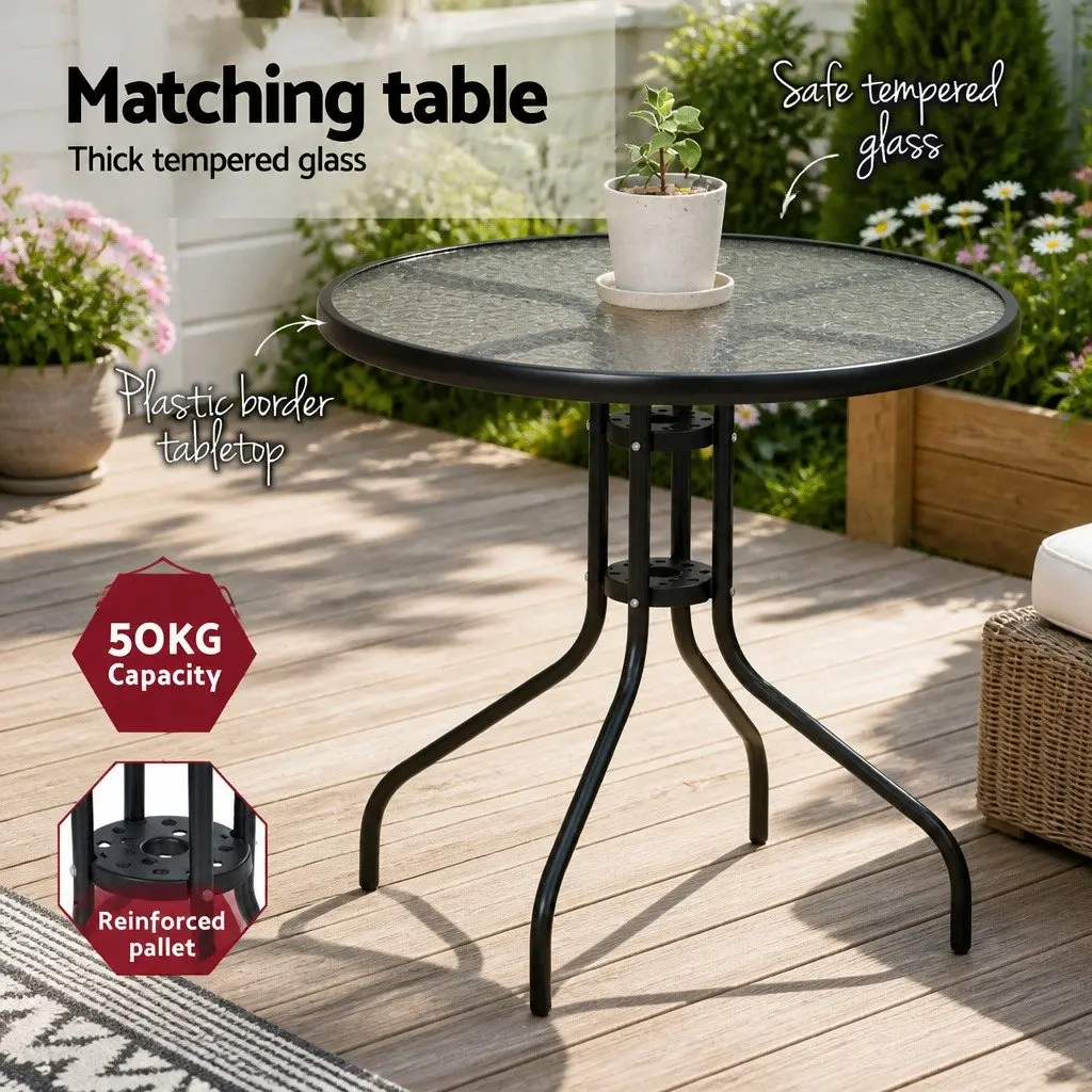 Outdoor Dining Set with Chairs and Table
