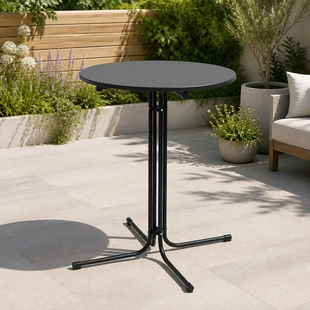 Folding Bar Table, 109cm Tall