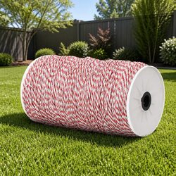 Your Go-To Electric Fence Polywire: 1000M Red White