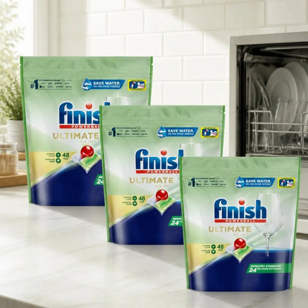 Dishwashing Tablets 0% 144 Pack Pro Formula Deep Cleaning Grease Removal