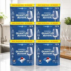 Quantum Essential Dishwasher Tablets - Confident Cleaning Solution