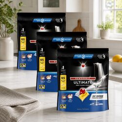 Lemon Dishwasher Tablets 195 Count - Quick and Effective