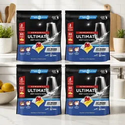 Ultimate Lemon Dishwasher Tablets 260 Pack - Fast & Effective