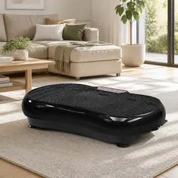 Compact Vibration Exercise Platform with Digital Display