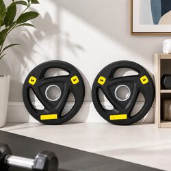 Compact 5kg x2 Olympic Weight Plates for All Fitness Levels