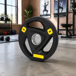 Compact and Sturdy 5kg Weight Plate for Your Fitness Routine
