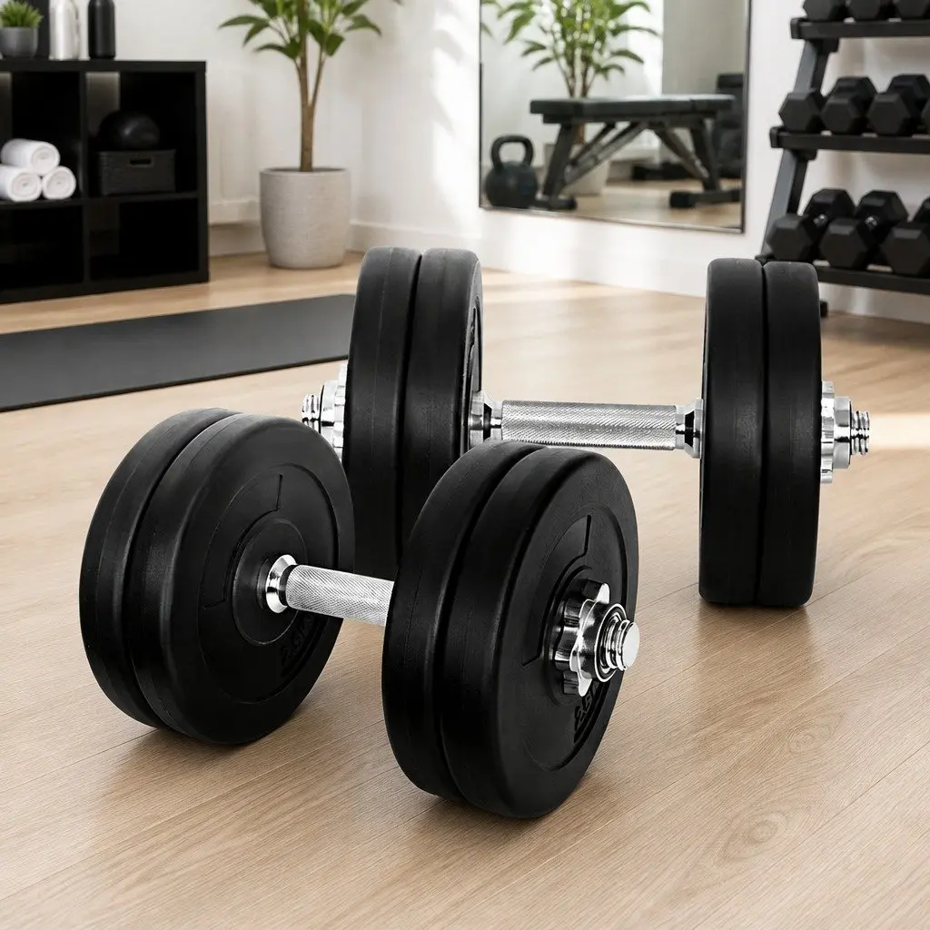 25kg Dumbbell Set with Adjustable Plates