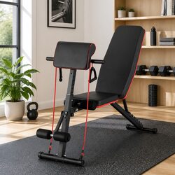 Compact and Efficient Adjustable Weight Bench