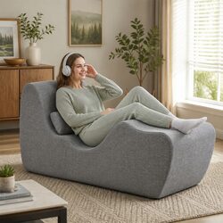 Concise Ergonomic Chaise Lounge Chair for Comfort
