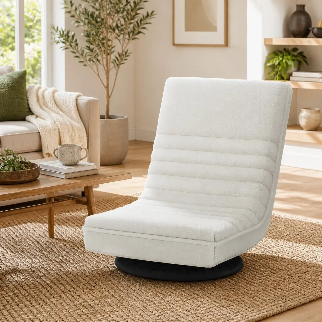 Lounge Chair with Side Table for Small Spaces