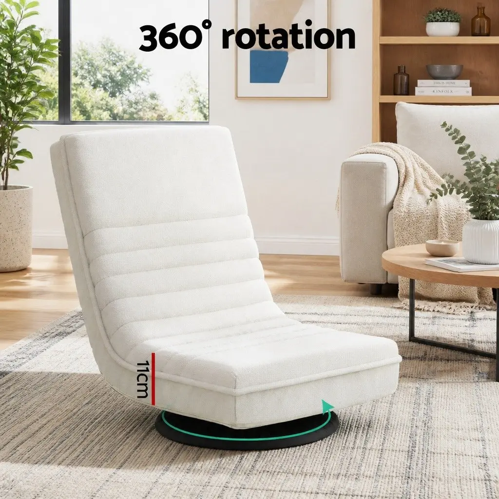 Lounge Chair with Side Table for Small Spaces