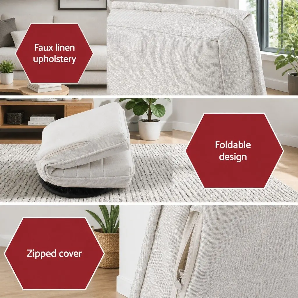 Lounge Chair with Side Table for Small Spaces