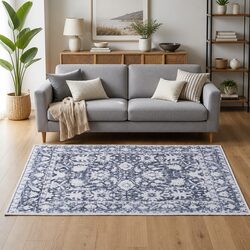 Concise Velvet Area Rug 120x170cm Grey