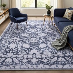 Compact and Comfortable Floor Rug 240x340cm Grey
