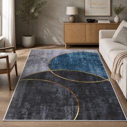 160X230cm Geometric Area Rug: Stylish and Functional