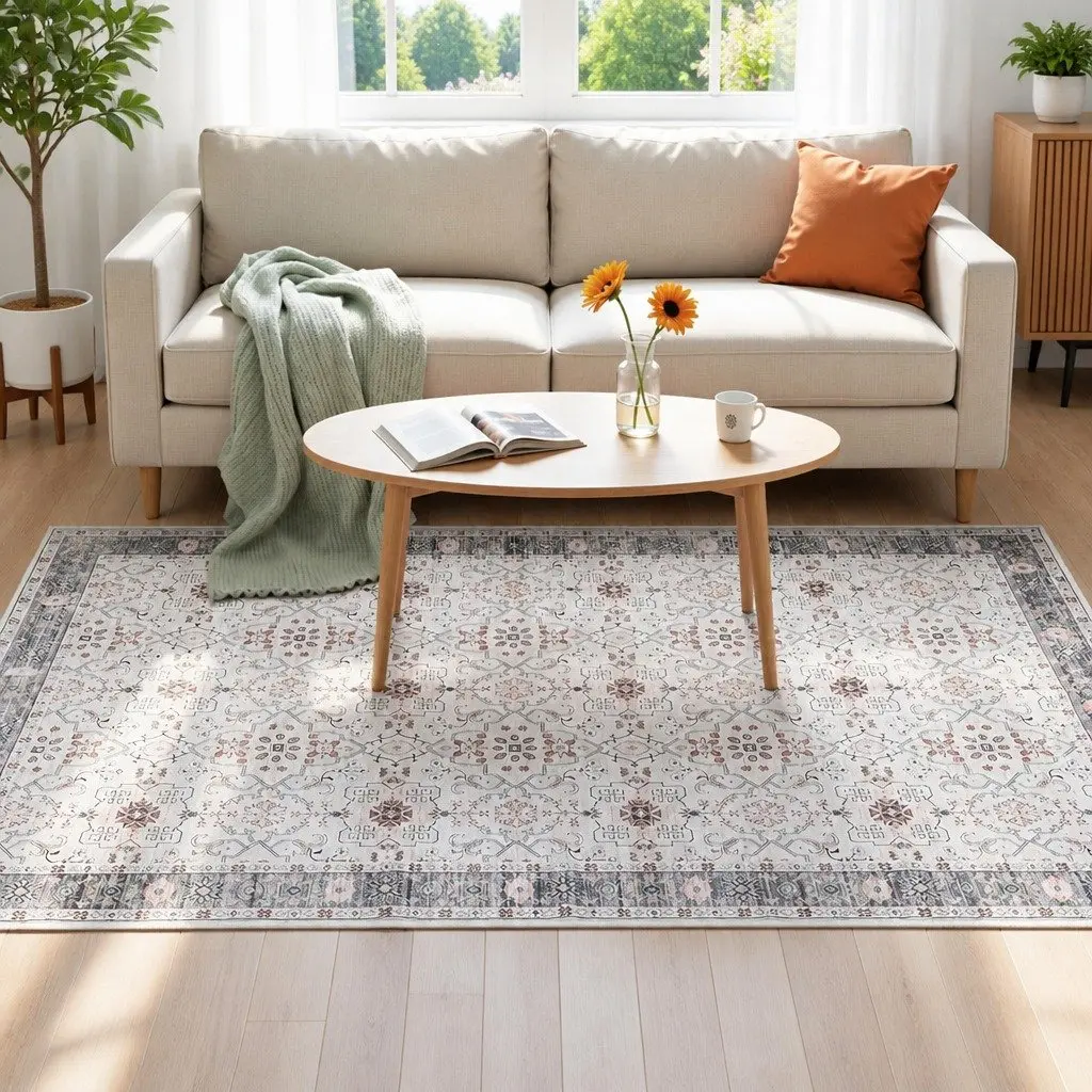 Floor Rug 160x230cm Large Area Rug Geometric Design Modern Living Room Carpet