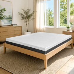 Memory Foam Mattress Queen 15cm Cooling Gel Dual Firmness Multi-Layer Support