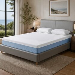22cm Queen Mattress with Cooling Gel for Restful Sleep