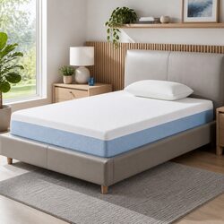 22cm Cooling Gel Memory Foam Mattress, Medium Firm