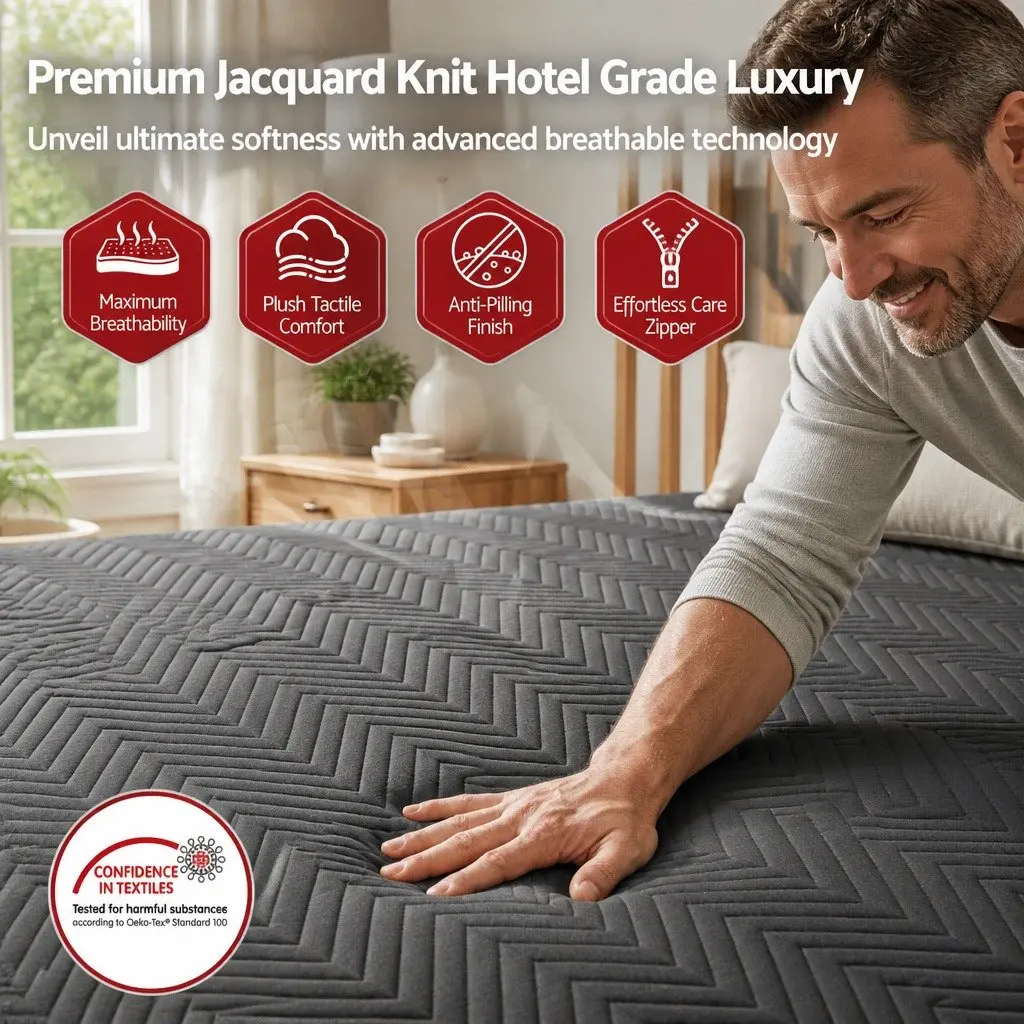 Double Cooling Memory Foam Mattress 30cm Medium Firm Gel Comfort Bed in a Box