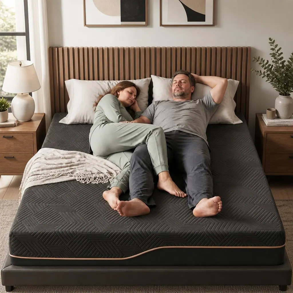 Double Cooling Memory Foam Mattress 30cm Medium Firm Gel Comfort Bed in a Box