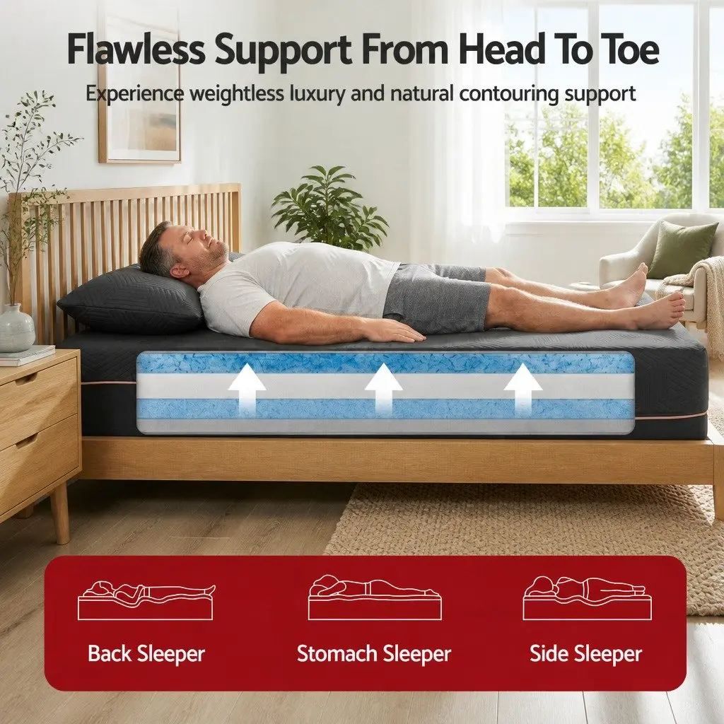 30cm Cooling Gel Memory Foam Mattress
