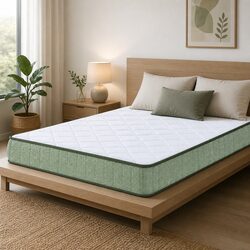 Compact Queen Memory Foam Mattress 25cm with Zipped Design