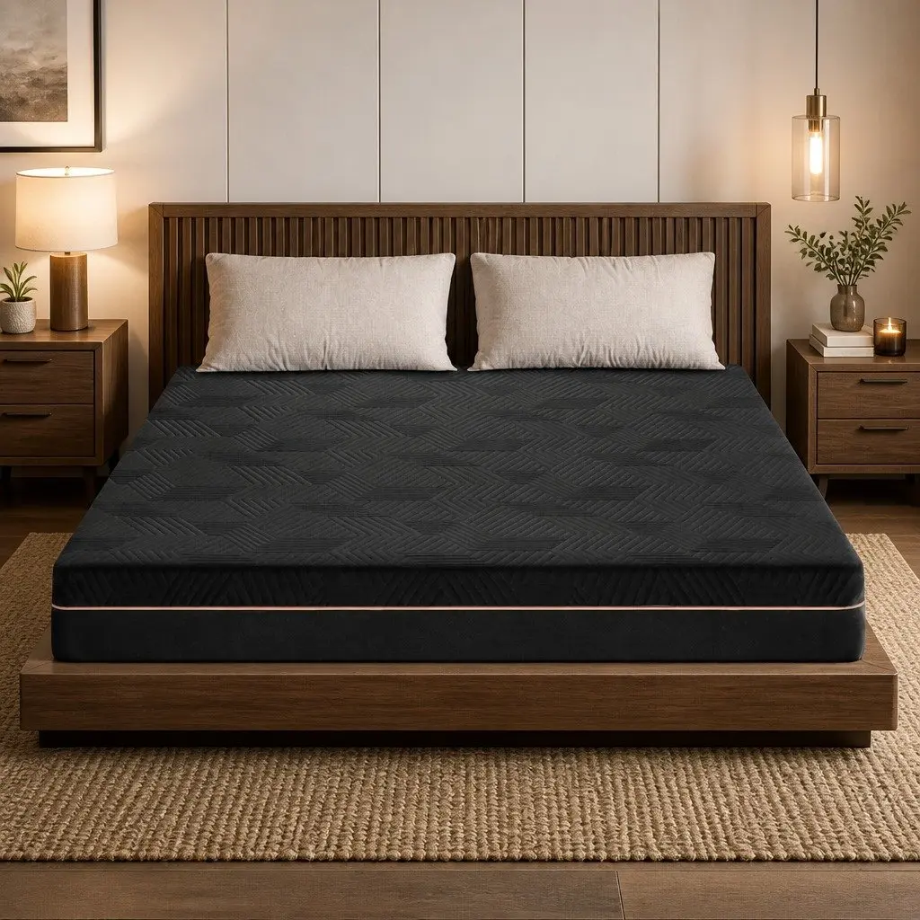 Queen Memory Foam Mattress 18cm Thick Cool Gel Green Tea Foam Medium Firm Bed