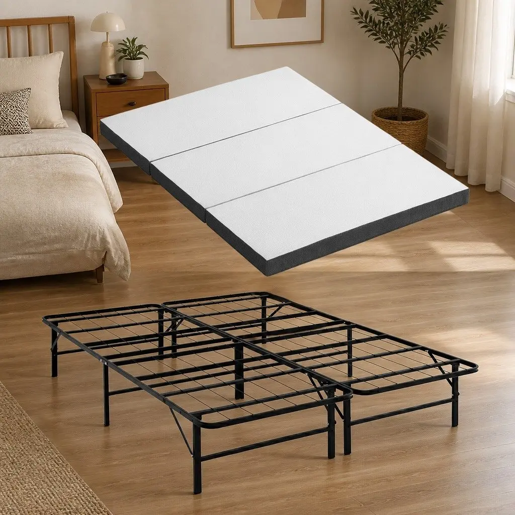 Folding Bed with Mattress Included