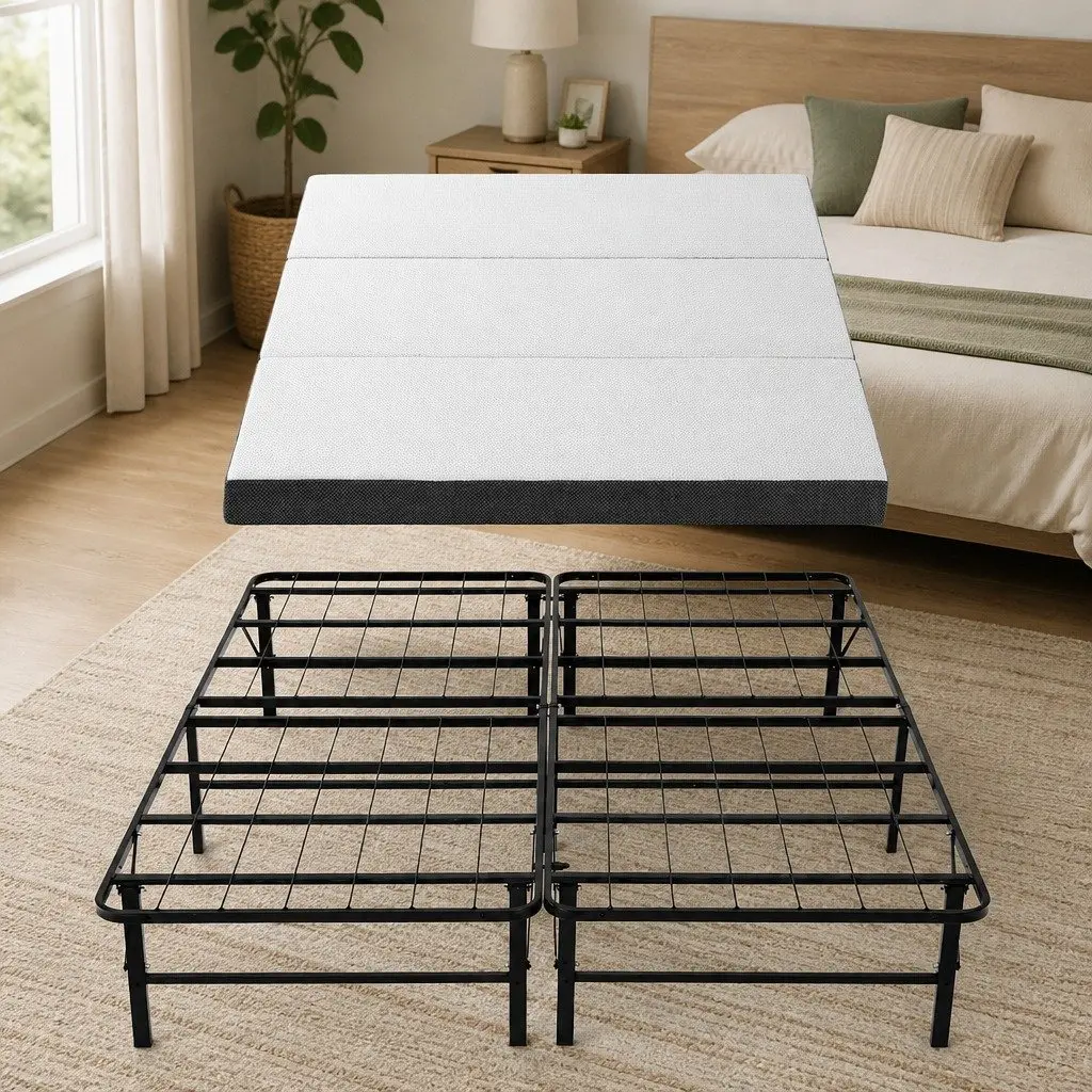 Folding Bed with Mattress Included