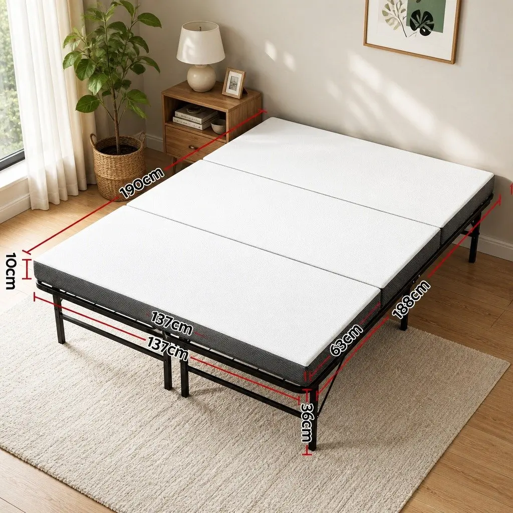 Folding Bed with Mattress Included