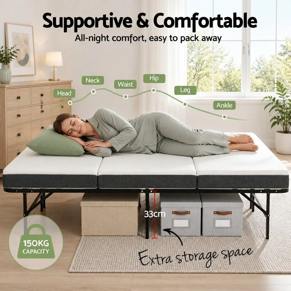 Folding Bed with Mattress Included