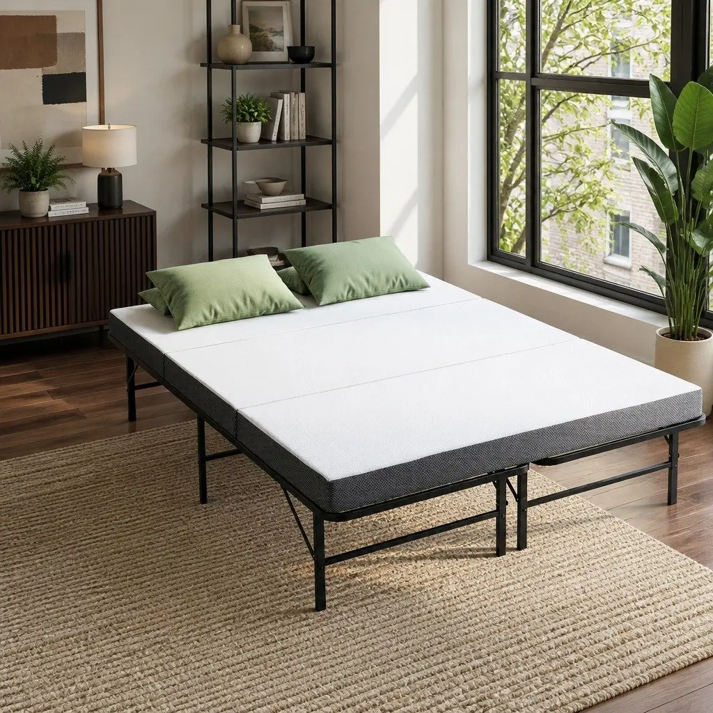 Folding Bed with Mattress Included
