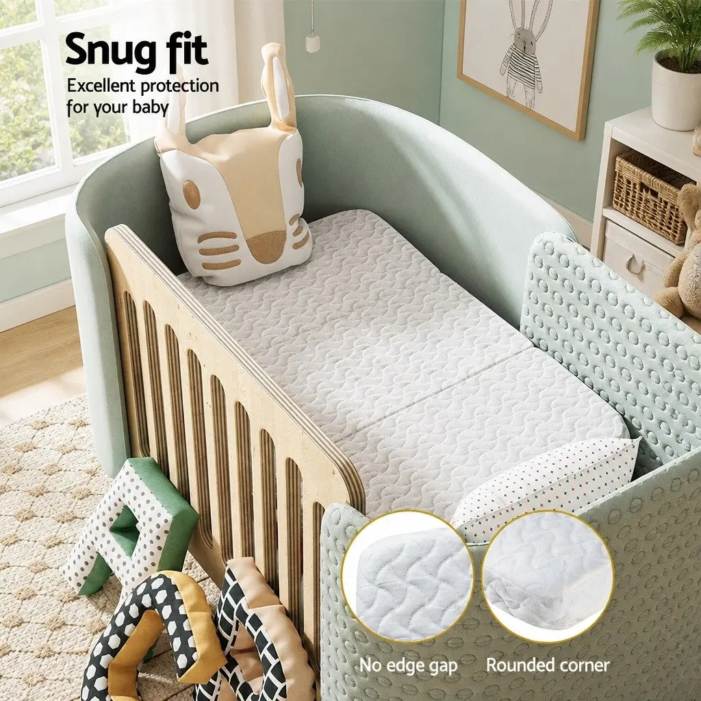 Foldable Foam Cot Mattress Portable Baby Toddler Bed Cool Gel Memory Folding