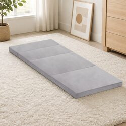 Compact Foldable Mattress with Pillow for Easy Sleeping