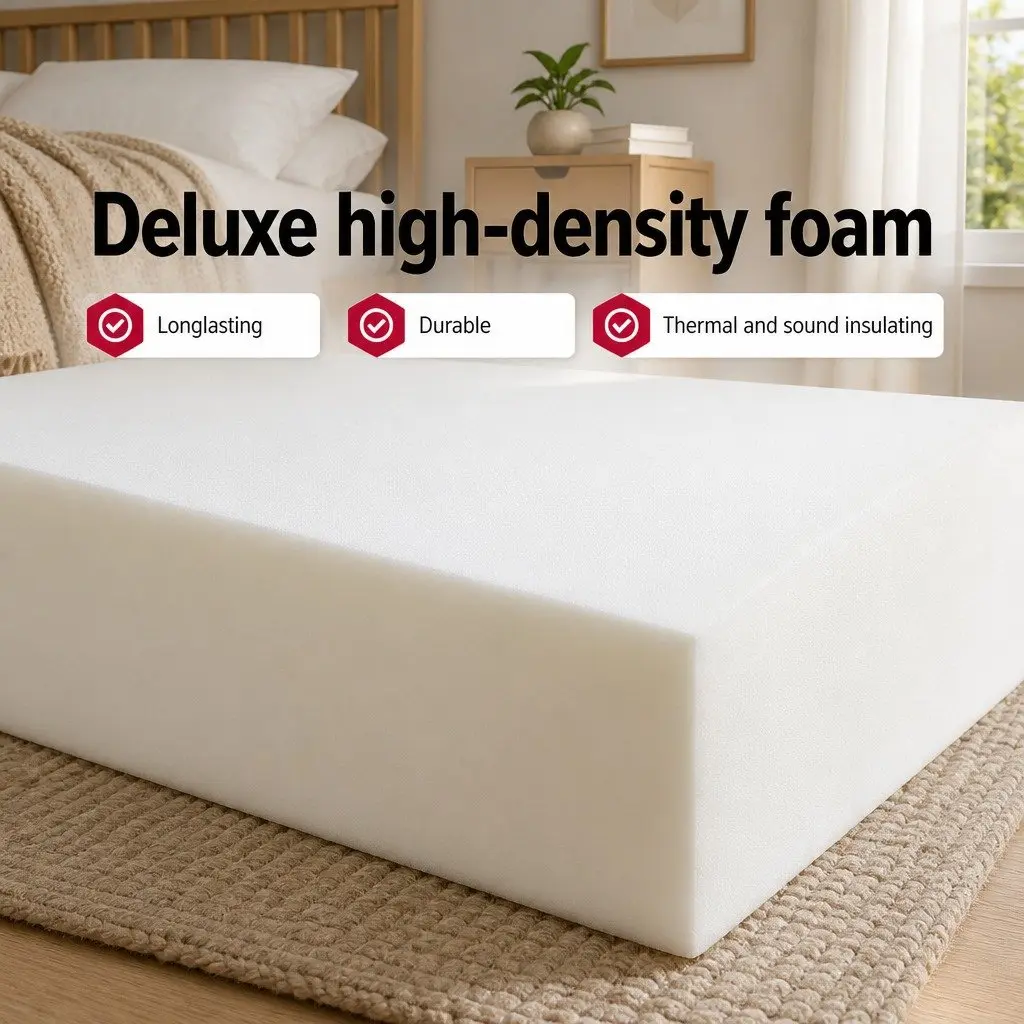 Foldable Foam Mattress Single Bed Chair Camping Sleepovers Portable Green