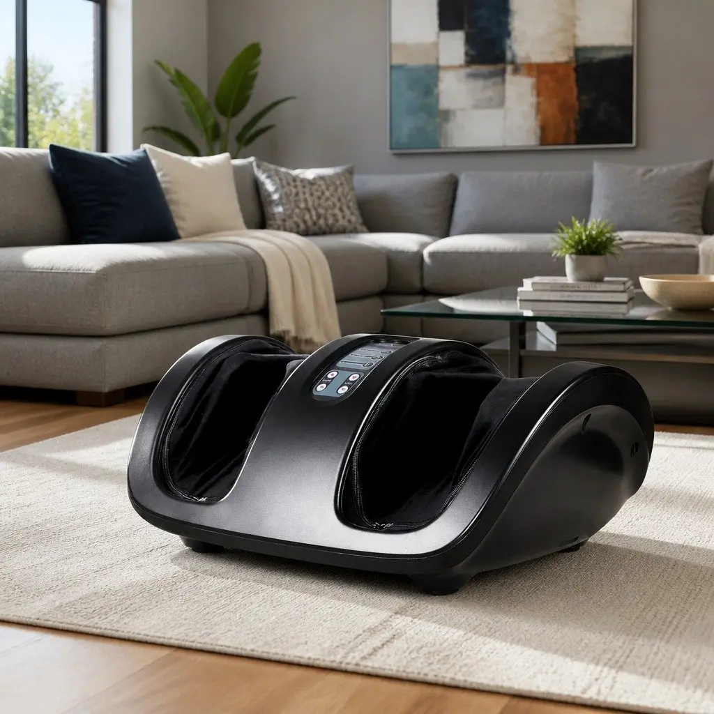 Foot Massager with Electric Kneading Feature