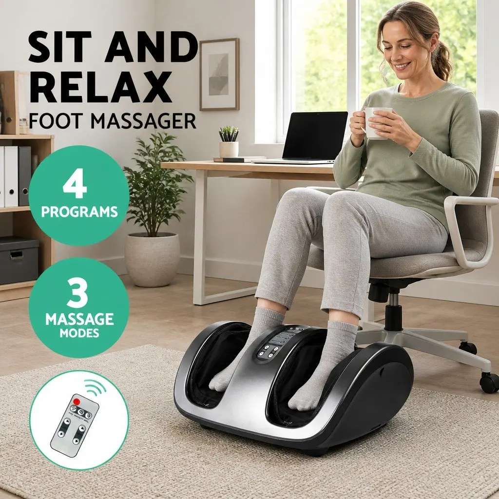 Electric Foot Massager with Remote Control