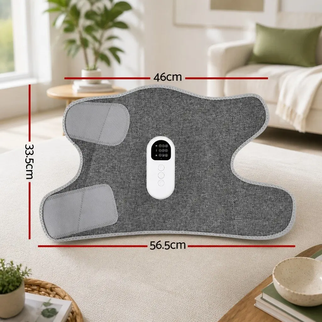 Calf Leg Massager Heated Air Compression Relaxation Cordless Rechargeable Grey