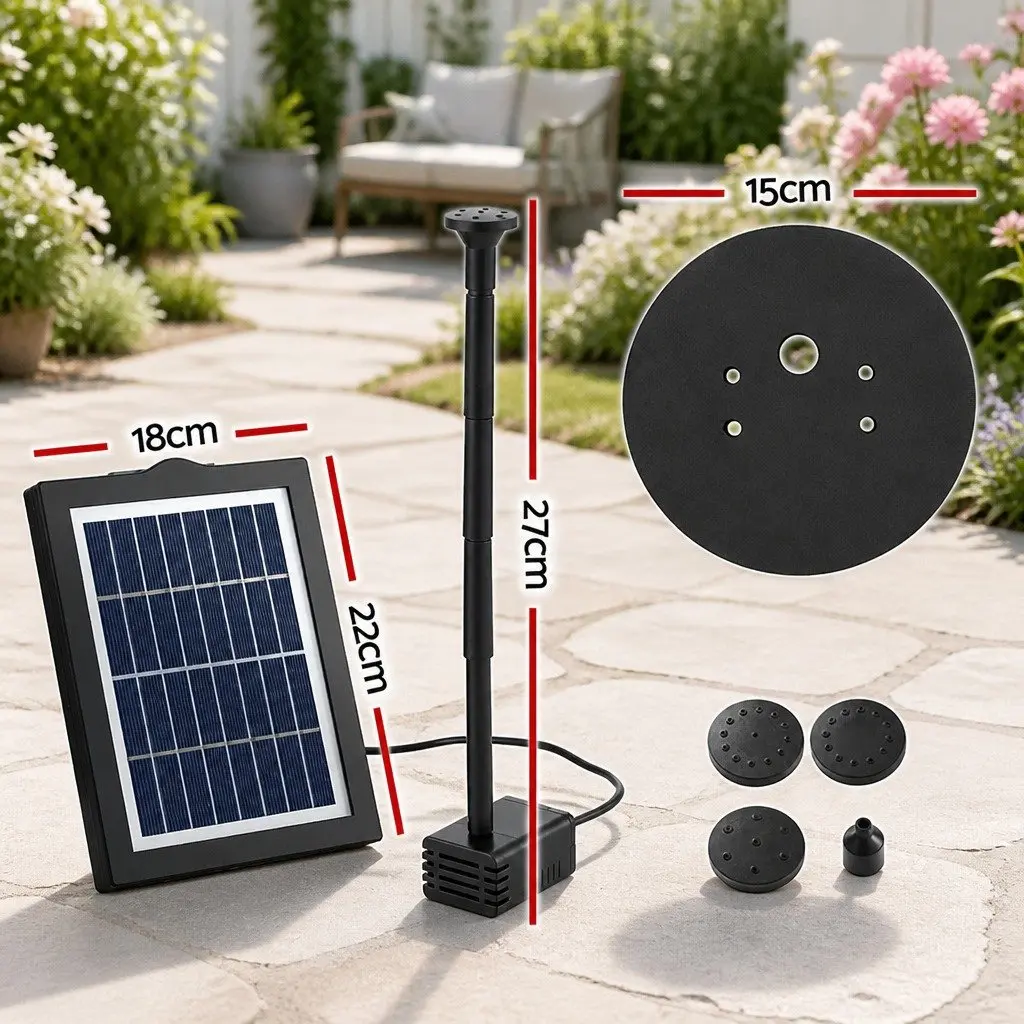 Solar Pond Pump Water Fountain for Easy Setup