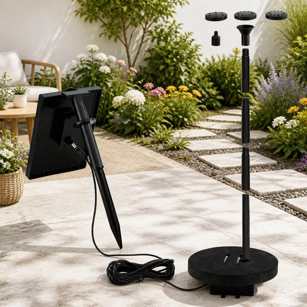 Solar Pond Pump Water Fountain for Easy Setup