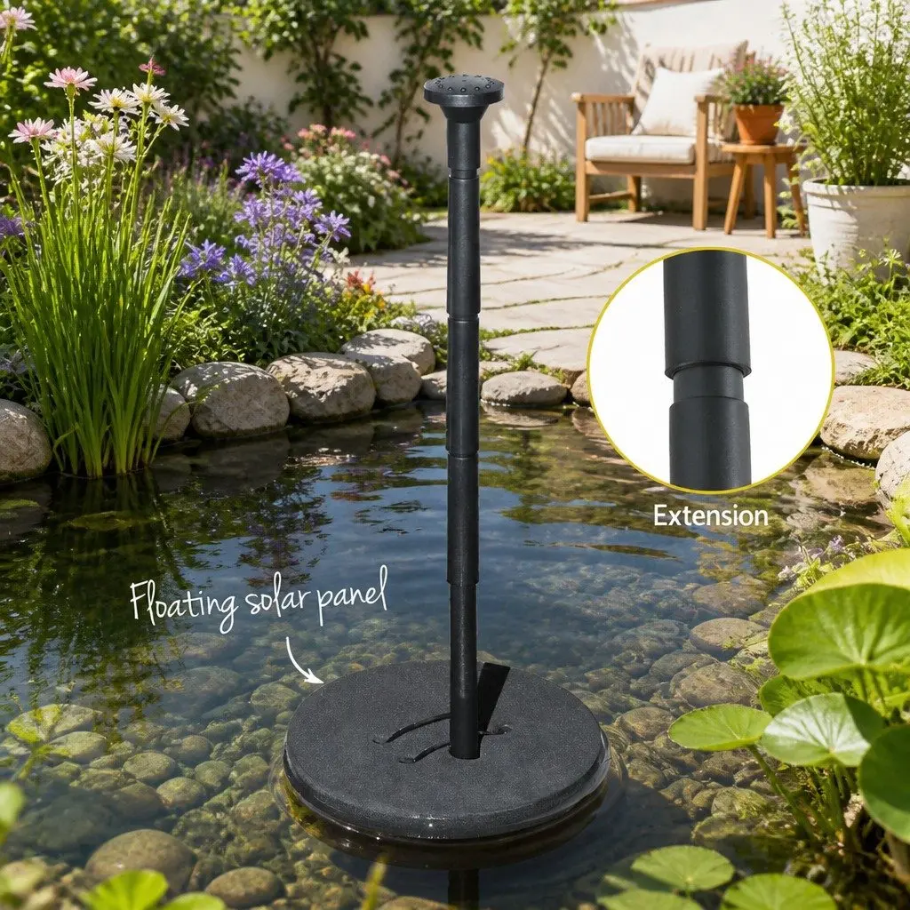 Solar Pond Pump Water Fountain for Easy Setup