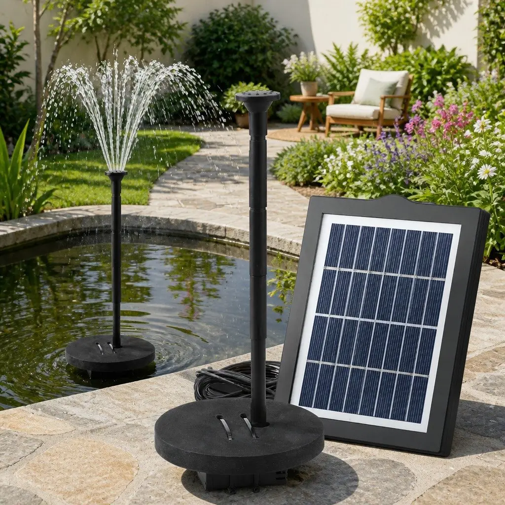 Solar Pond Pump Water Fountain for Easy Setup