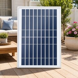 Compact Solar Fountain Pump with LED Features