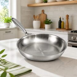 Your Go-To 30cm Stainless Steel Frying Pan for All Cooking