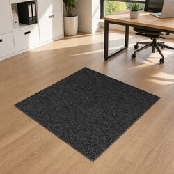 Concise Heavy Duty Non-Slip Carpet Tiles in Grey