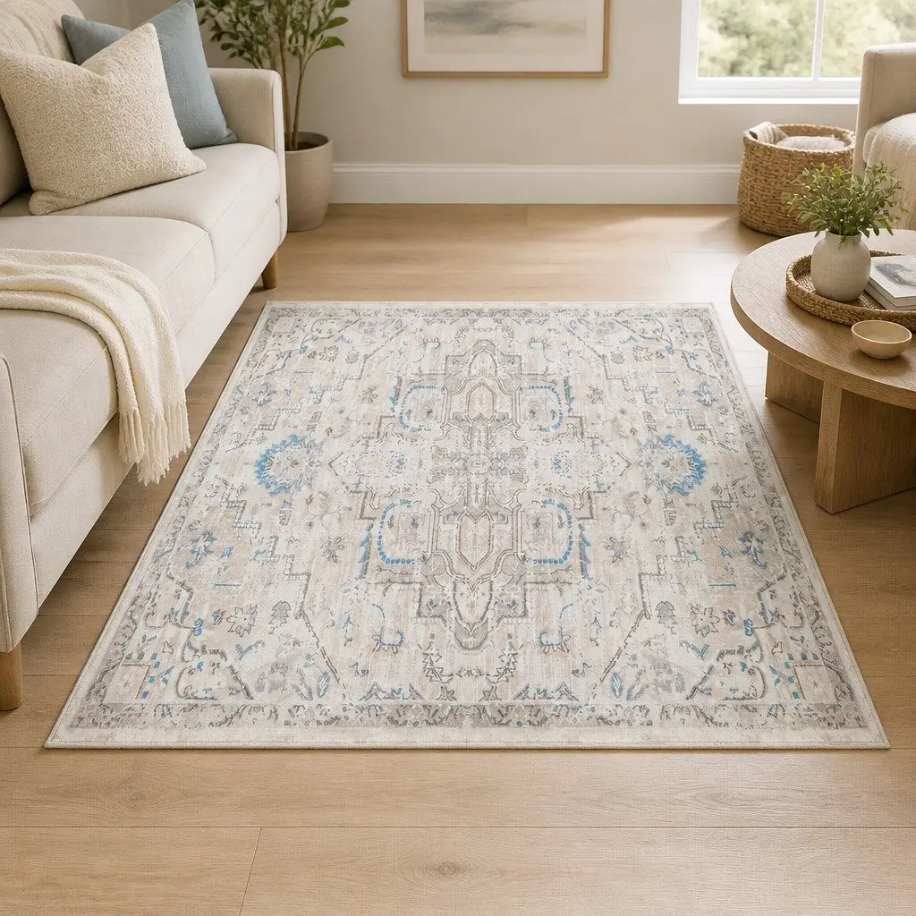 Large Area Floor Rug Rectangle Mat 200x290cm Living Room Lounge Bedroom