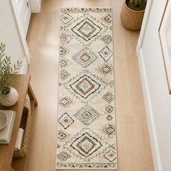 Stylish Hallway Runner Rug 180x60cm - Durable and Easy to Clean