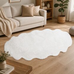 Soft Faux Fur Area Rug, Perfect for Your Home Decor