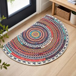 Concise Semi-Circle Half Moon Door Mat